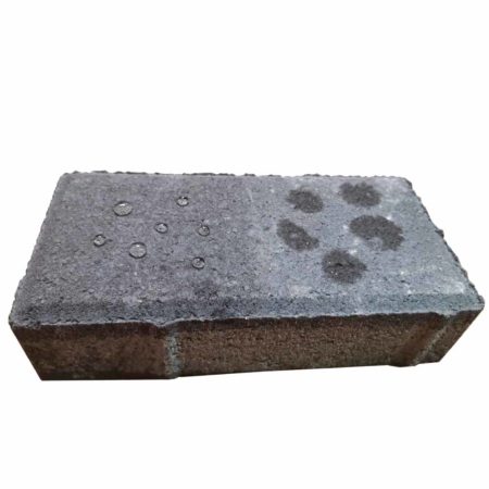 Paving brick sealed with Imperguard repelling water Paving brick sealed with Imperguard repelling water